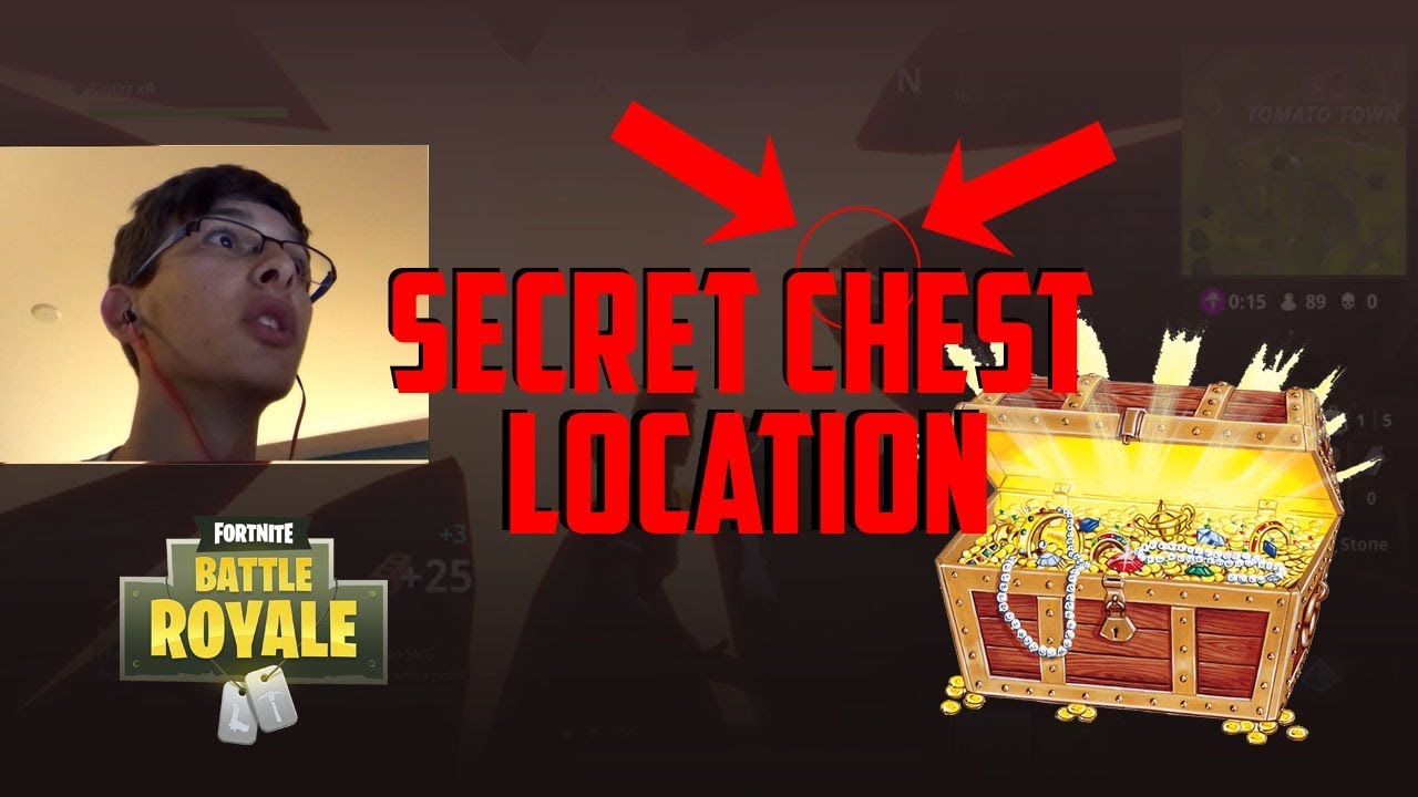 *Secret* Chest Location (Fortnite Battle Royale) YouTube
