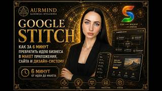 Google Stitch: как за 6 минут превратить идею бизнеса в макет приложения, сайта и дизайн-систему 📊🎮