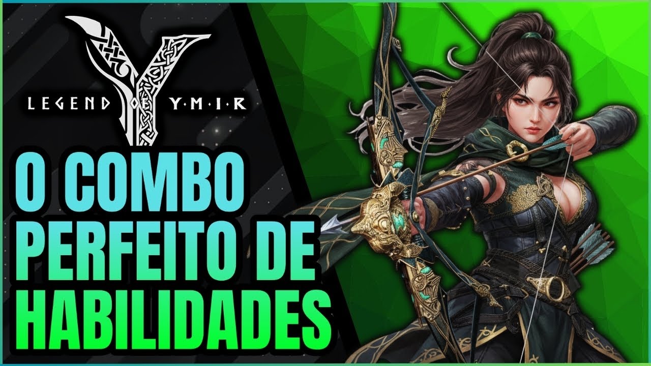 LEGEND OF YMIR - MELHOR COMBO de Skills da Arqueira 🏹 Rotação de DPS!