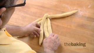 Challah Bread Six Braid Technique