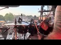 [Gee Anzalone] Through The Fire And The Flames Side Drum Cam Live @ Into The Grave Festival
