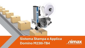 Nimax | Sistema Stampa e Applica Domino M230i-TB4
