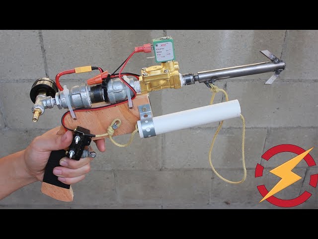 Awesome Homemade Grappling Hook Gun 