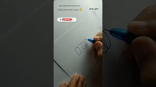 How to write DEVANSH in bubble letters #tutorial #art #callygraphy Update