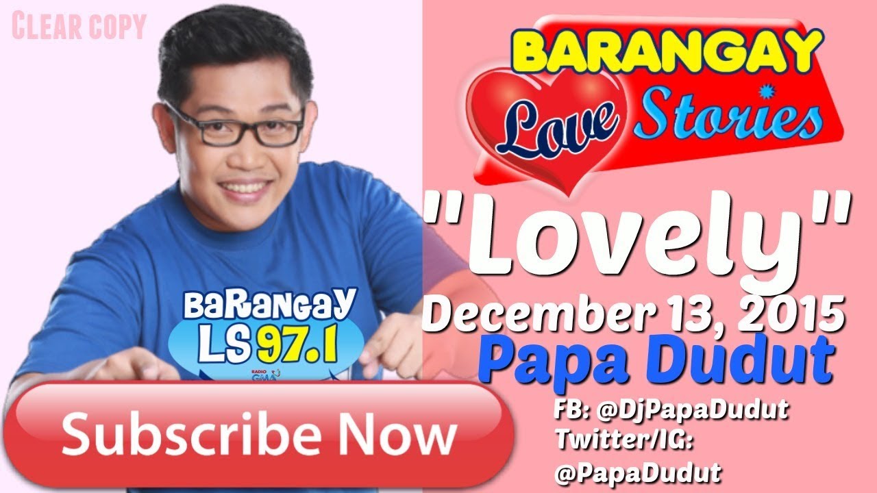 Barangay Love Stories December 13, 2015 Lovely