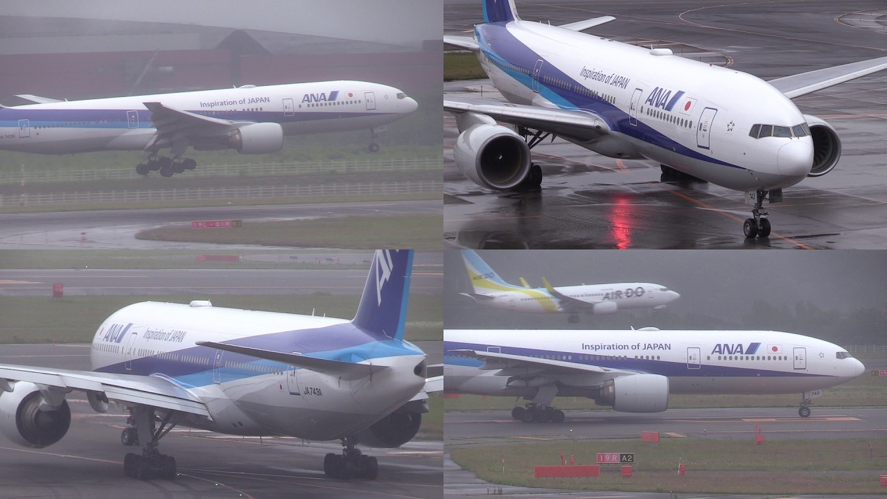 26/06/23 新千歳空港 全日本空輸 ANA Boeing 777-200ER (JA743A