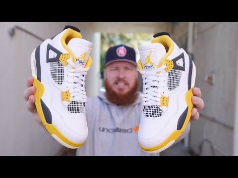 DONT BUY THE AIR JORDAN 4 VIVID SULFUR SNEAKERS WITHOUT WATCHING THIS! (Early In Hand Review)