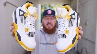 DON'T BUY THE AIR JORDAN 4 VIVID SULFUR SNEAKERS WITHOUT WATCHING THIS! (Early In Hand Review)