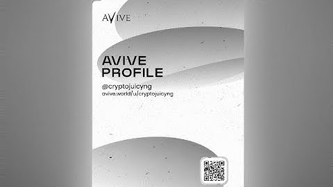 STEP TO IMPORT YOUR AVIVE PROFILE NFT TO YOUR METAMASK WALLET