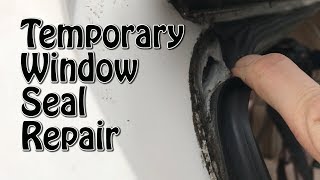 Temporary Caravan Window Seal Repair | Update