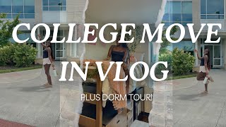 COLLEGE MOVE - IN DAY FRESHMAN DORM SET UP MOVING VLOG DORM TOUR at the James Madison University