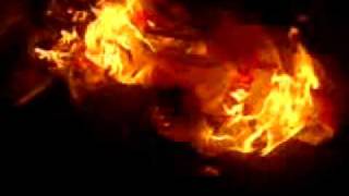 UK Muslims burn England flag.