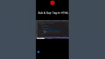 how to use Sub & Sup tag in HTML #youtubeshorts #shorts #short #shortvideo #trending #youtube #html