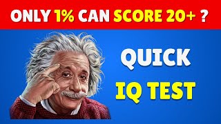 Are You Smart Enough to Pass This 30 Question IQ Test ? | Only Geniuses Score 20+ screenshot 4