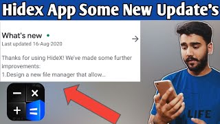 Hidex calculator Hide app some new updates 2020 | What's new in hidex app | Calculator lock app 2020 screenshot 5