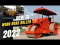 Road Roller Working For ReBuild The Road With Piche Machin