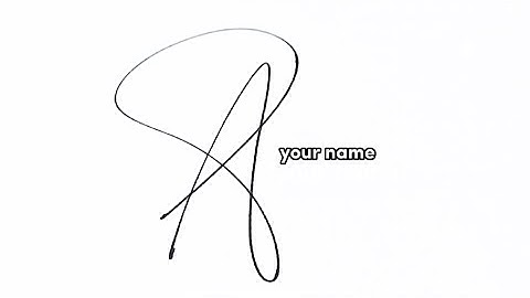 How to write a stylish signature starting with letter "A" | Tiktok @_zayeeen (Sign Creator)