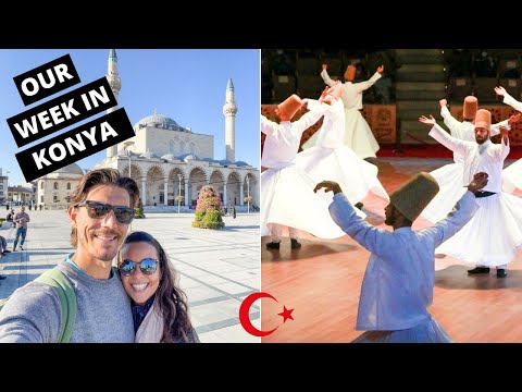UNFORGETTABLE Konya Turkey | Whirling Dervishes, Bazaar & Beautiful Mosques | Konya Travel Vlog!