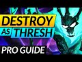 How to RANK UP FAST with THRESH - Full Guide on Laning, Builds and Fights - LoL Support Guide