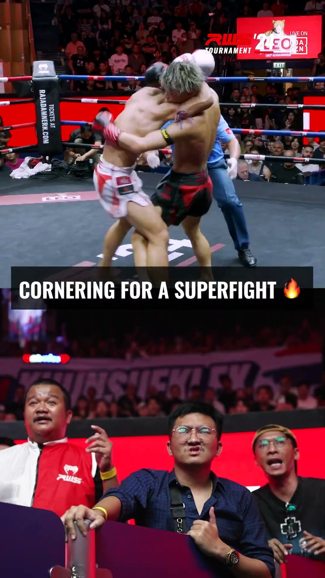 CORNERING AT THE SUPERFIGHT! ?