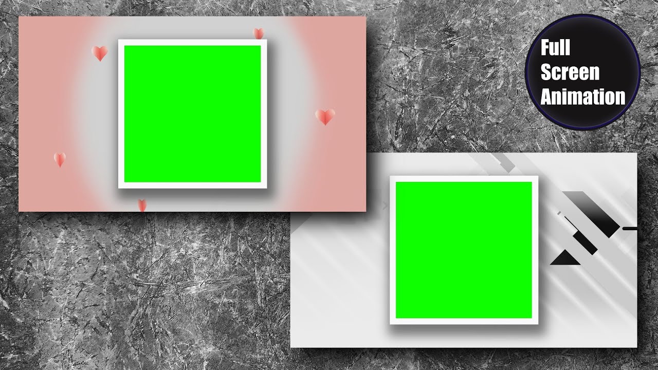Pop Up Green Frame Animation Effects [HD video] Chroma Key Pop Up Frame