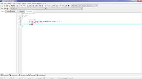 การใช้โปรแกรมภาษาซีด้วยคำสั่ง if else part1/3