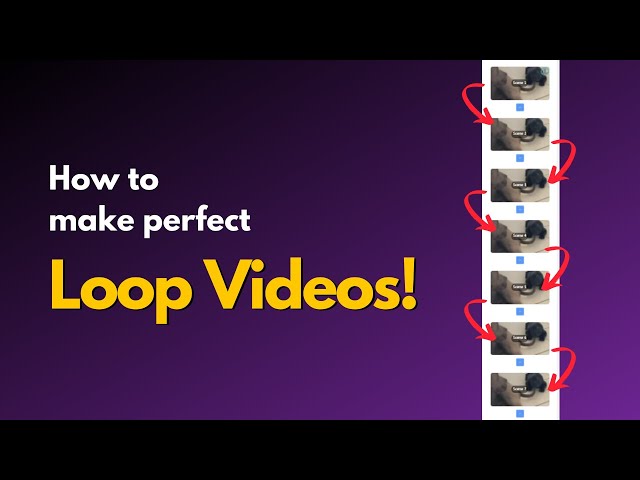 How to loop  videos