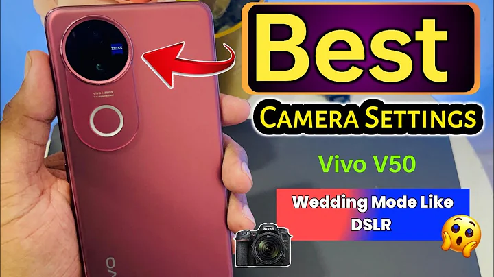 Best Camera Settings for Vivo V50 Like DSLR |  Vivo V50 camera Setting & Features #vivo