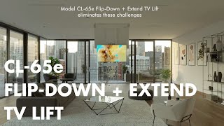 Available Now Cl-65E Flip-Down Extend Tv Lift