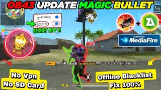 Ob44 update 90% drag headshot hologram data file | free fire Max headshot hack 100%safe