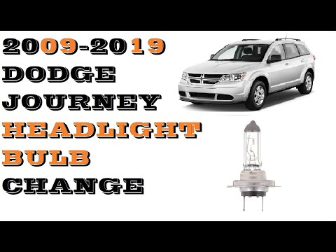 How to change replace Headlight bubs in Dodge Journey 2009-2020