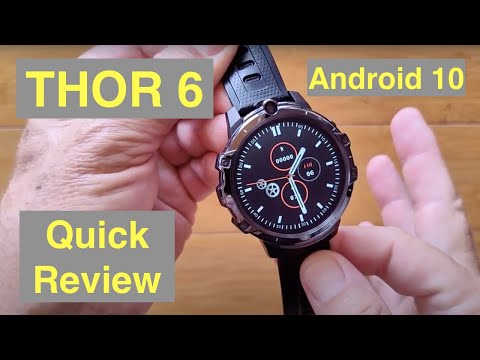 ZEBLAZE THOR 6 Android 10 MT6762 Dual Cameras 4GB/64GB Face Unlock 4G Smartwatch: Quick Overview