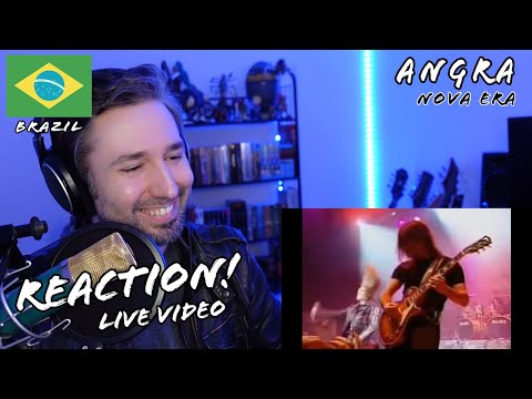 Metal Guitarist REACTS To Angra - Nova Era (LIVE) [World Tour Day 5: Brazil]