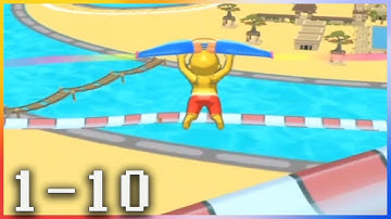Aquapark.io - Gameplay Walkthrough - Levels 1-10