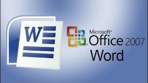 for absolutely beginner Microsoft office word 2007 #part 1