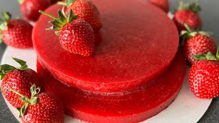 КЛУБНИЧНОЕ КОНФИ🍓🍓🍓Ягодная прослойка для торта!⭐️