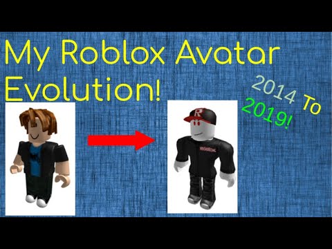 My Roblox Avatar Evolution! 2014 To 2019! - YouTube