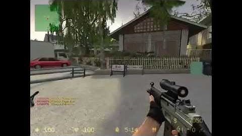 Counter-Strike Source cs_claret map test with bots