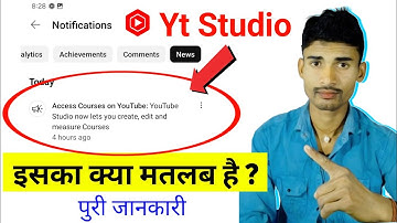 Access Courses on YouTube: YouTube Studio now lets you create, edit and measure Courses