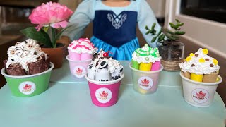DIY Rolled Ice Cream for American Girl Dolls!
