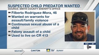 Man accused of sexually assaulting children may be hiding with friends in Smith County