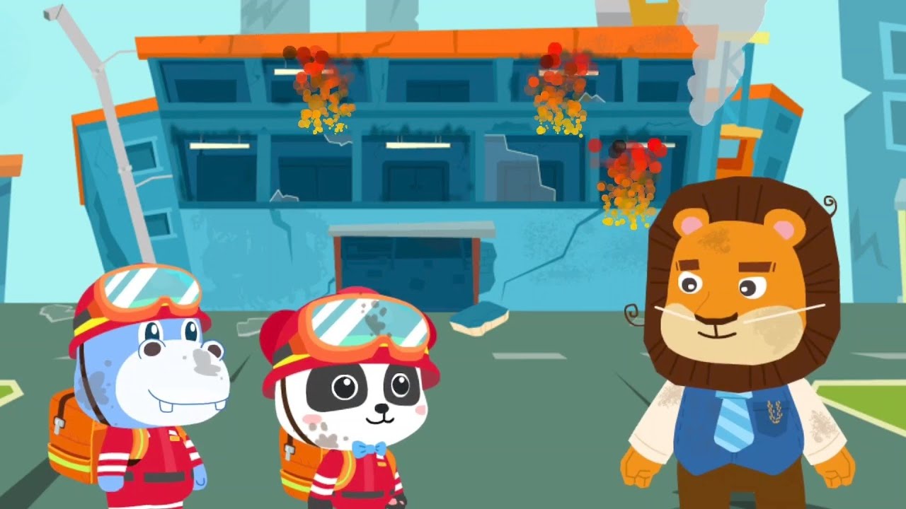 Little Panda's Earthquake Rescue Mission | Safety Tips for Kids | Kids ...