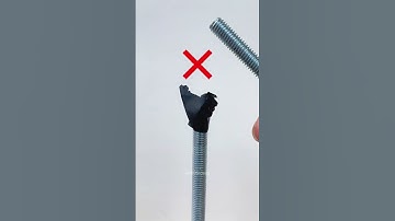 A simple way to join two threaded rods #shorts