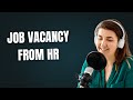 Job Vacancies #interview