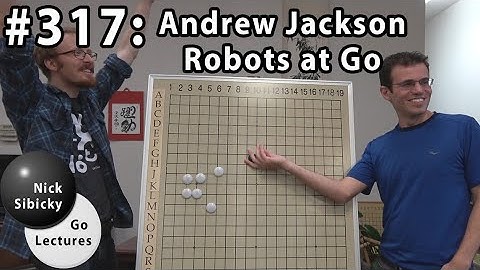 Nick Sibicky Go Lecture #317 - Andrew Jackson Robots at Go