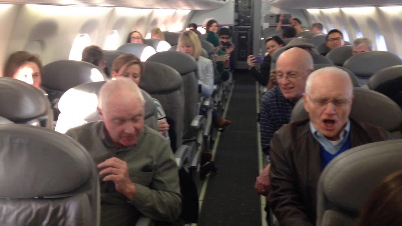 Port City Sound performing during a flight delay!