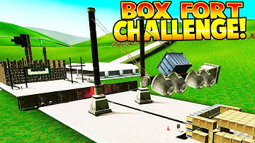 BOX FORT CHALLENGE Ends in Disaster in Gmod?! (Garry