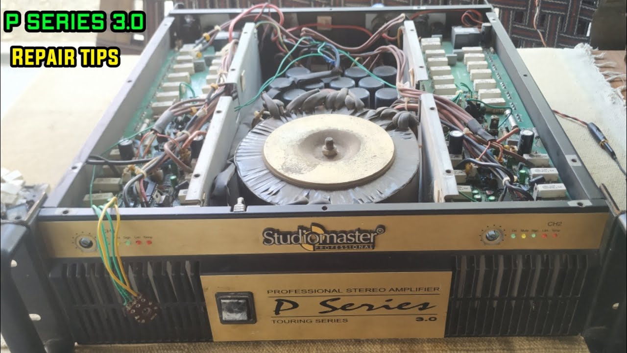studio master p series 3.0 amplifier repair tips / all problems and solutions / in telugu