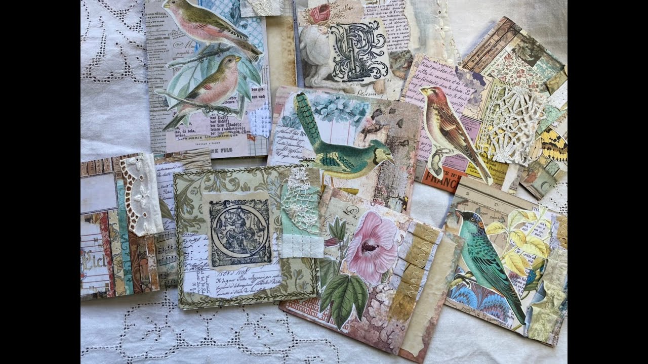 Junk Journal mass making and stash busting scrapbooking paper fold out ...