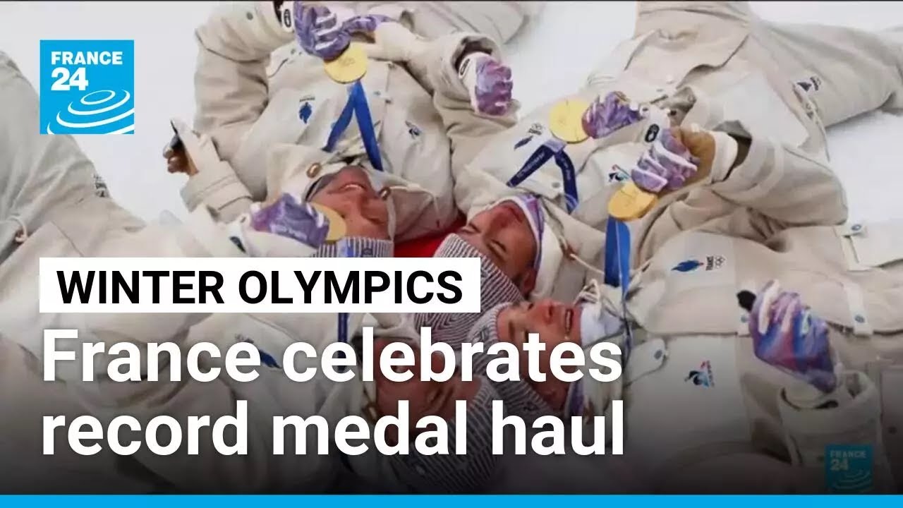 French team returns from Winter Olympics with bumper medal haul • FRANCE 24 English